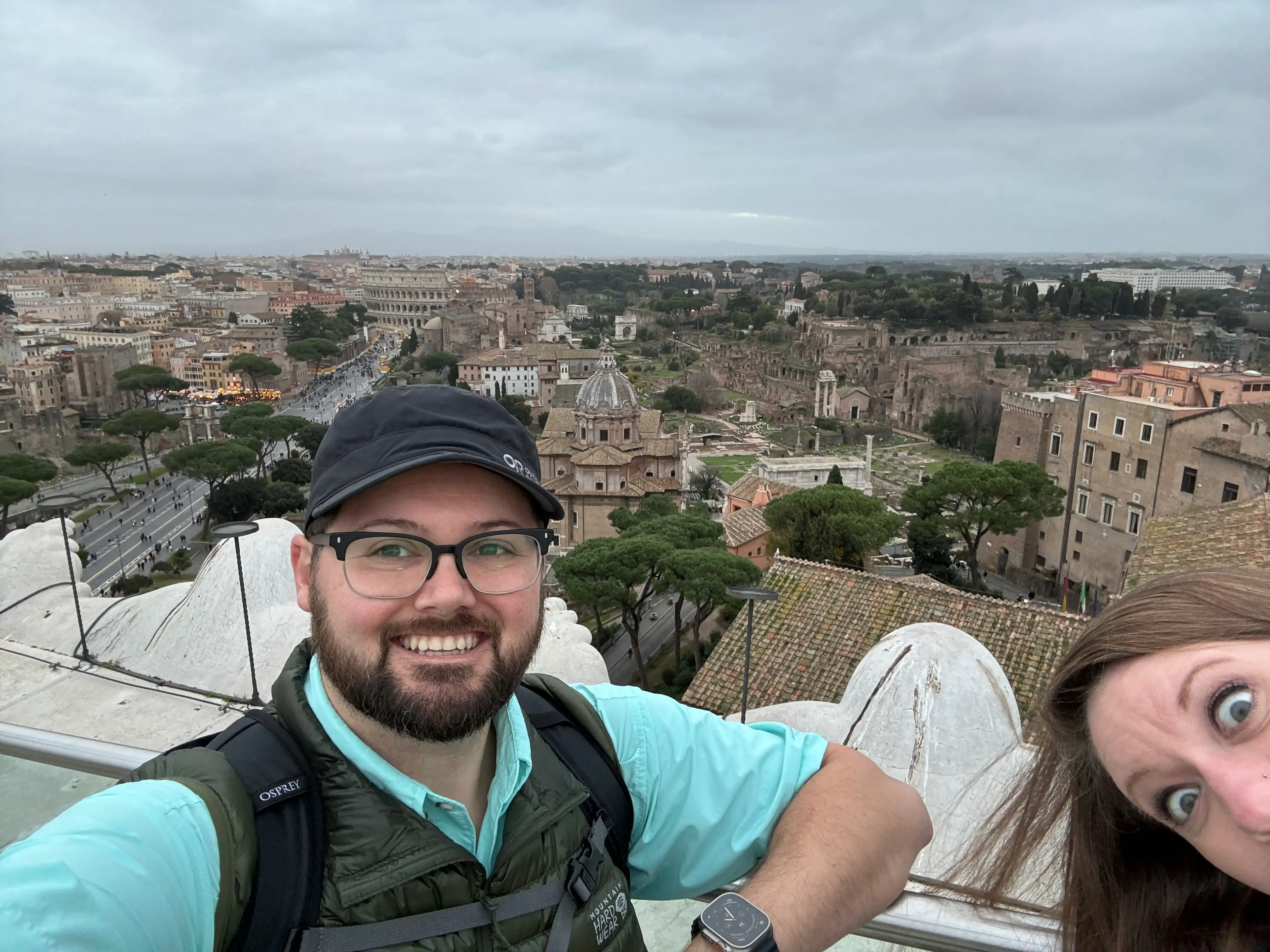 Paul and Annica in an adirondack