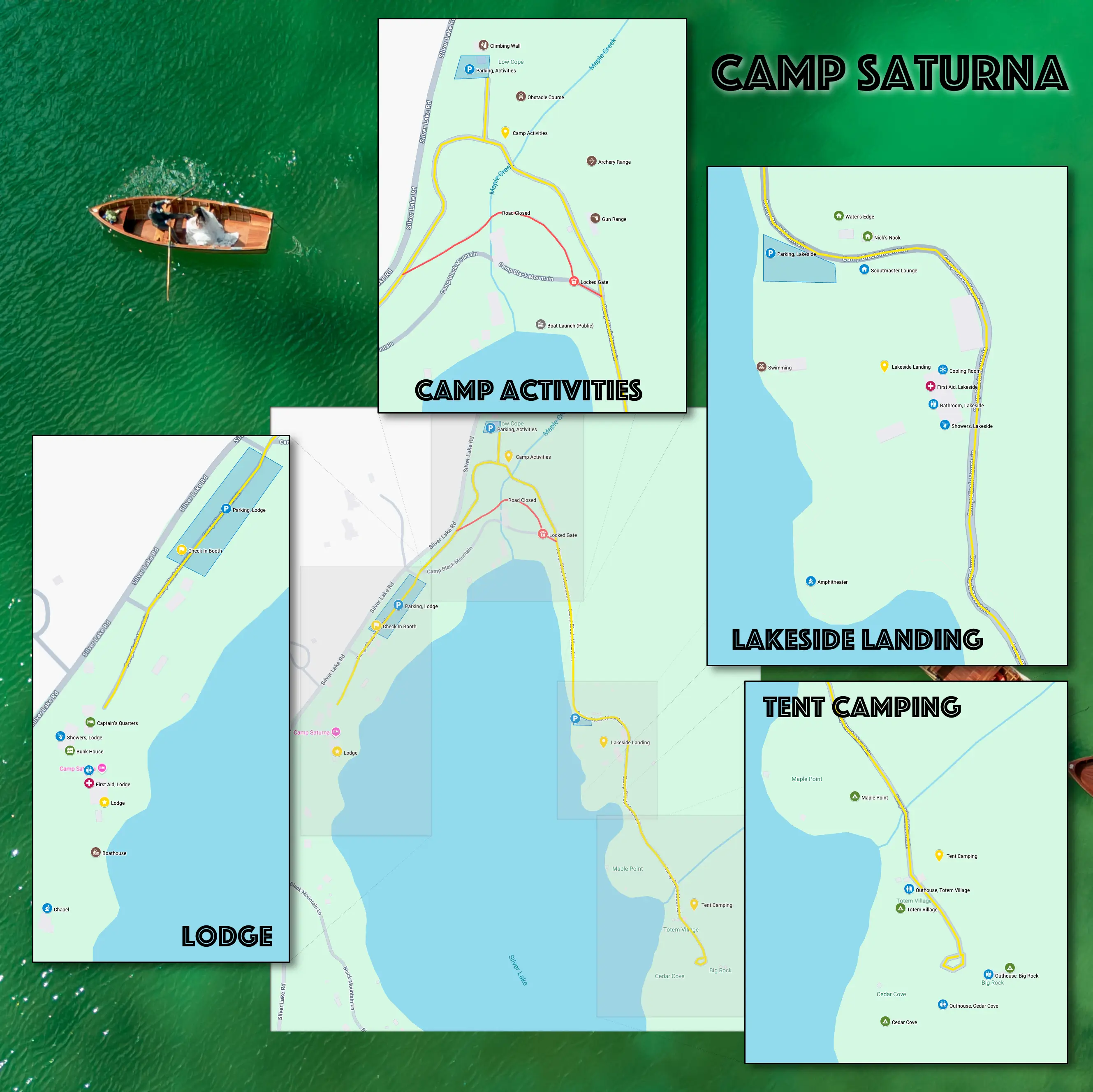 Camp Saturna Map